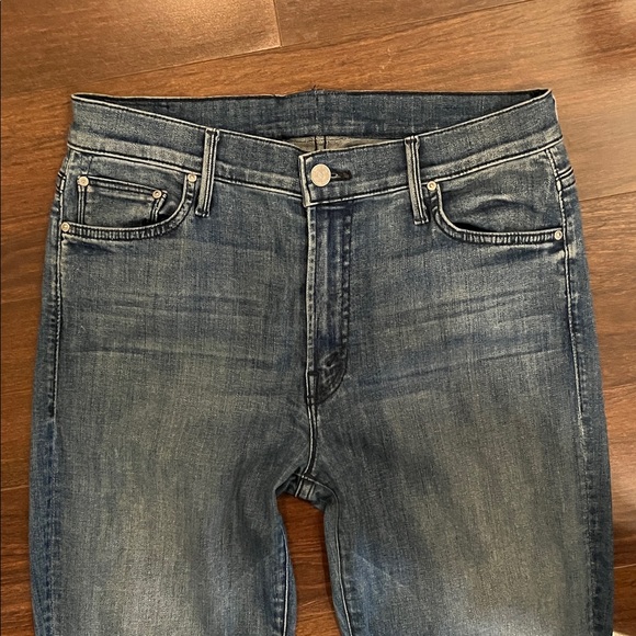 MOTHER Blue Boot Cut Jeans - Picture 2 of 6